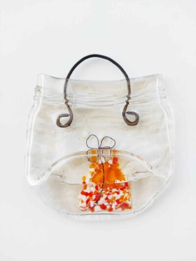 Рециклиран буркан "Recycled jar Lucky" 10x12см