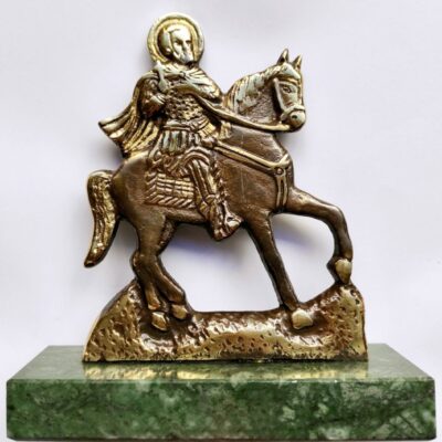 Бронзова пластика "Св. Мина"