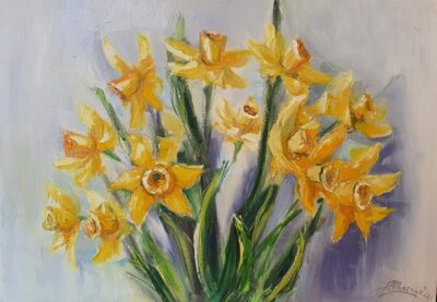 "Нарциси" маслена картина