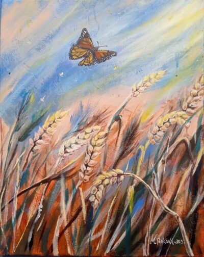 Mariela Penkova Blagodaria akril platno 40x50 cm