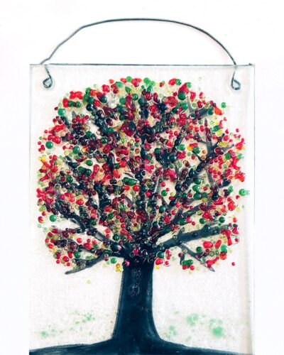 Стъклена картина "Tree of Life in Spring"