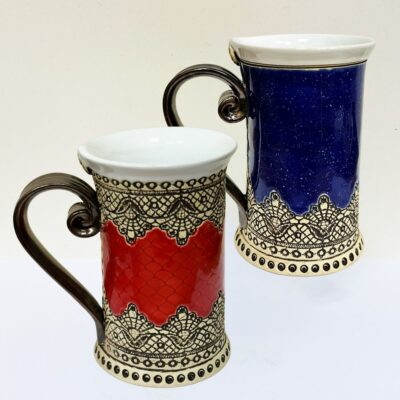 Керамична чаша "Дантела"