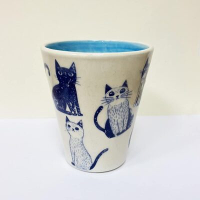 Керамична чаша за чай "Котките"
